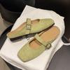 Luxury Brand Women Flat Fashion Round Toe Ladie Ballerinas Shoes Soft Flat Heel Outdoor Casual Mary Jane Shoes
