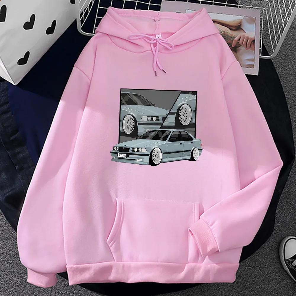 Car Printed Graphic Hoodies Prevalent Street Male Casual Sweatshirts Autumn Fleece Clothing Soft Comfortable Hooded