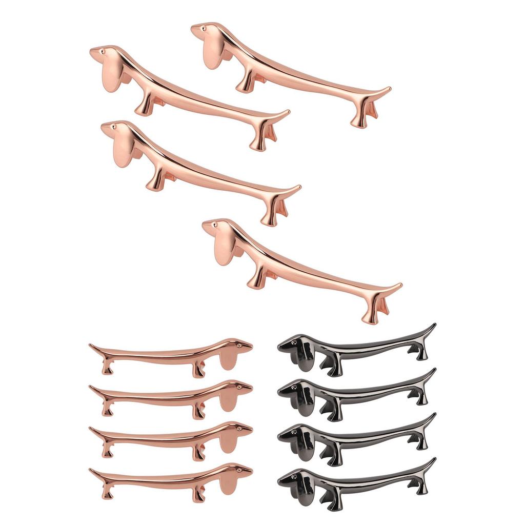 4 KS Podložka pod hůlky Zinková slitina Pokovování Opakovaně použitelná Stojan na večeřovou lžíci pro držení lžíce vidličky