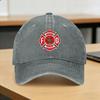 Washed Baseball Cap Fire Fighter Rescye Volunteer Firefighter Summer Trucker Hat For Unisex Men Fashion Sports Sun Baseball Caps