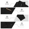 Men's Winter Heavyweight Velvet-Lined Loose-Fit Stand Collar Pullover Hoodie