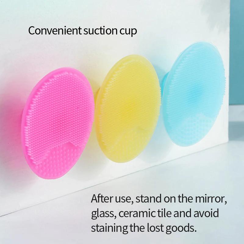 Soft Silicone Baby Bath Brush Scalp Massage Hair Washing Brush for Newborn Kids Shower Shampoo Cleaning