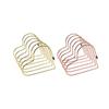 Retractable Metal Heart Book Stand - Iron Art Creative Desktop File Holder & Storage Rack