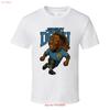 T-shirt Caricature Jeremy Doku Fan Vintage Doux Streetwear Haut Pour Usage Quotidien Extensible Graphique Unisexe Élégant Décontracté