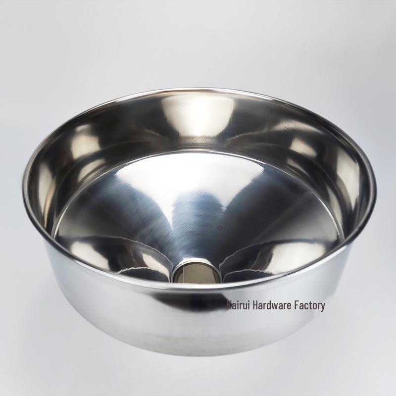 Large Stainless Steel Non-Magnetic Fueling Funnel for Industrial Tanks