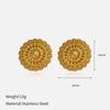 Chenhe Stainless Steel Jewelry Women's Earrings Light Luxury High-end Sense Niche Does Not Fade Fashionable Gold Titanium Steel Earrings