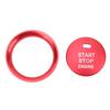 Engine Start Stop Ignition Button Cover Ring Red Replacement for Mazda Axela Atenza CX4 CX5 1619
