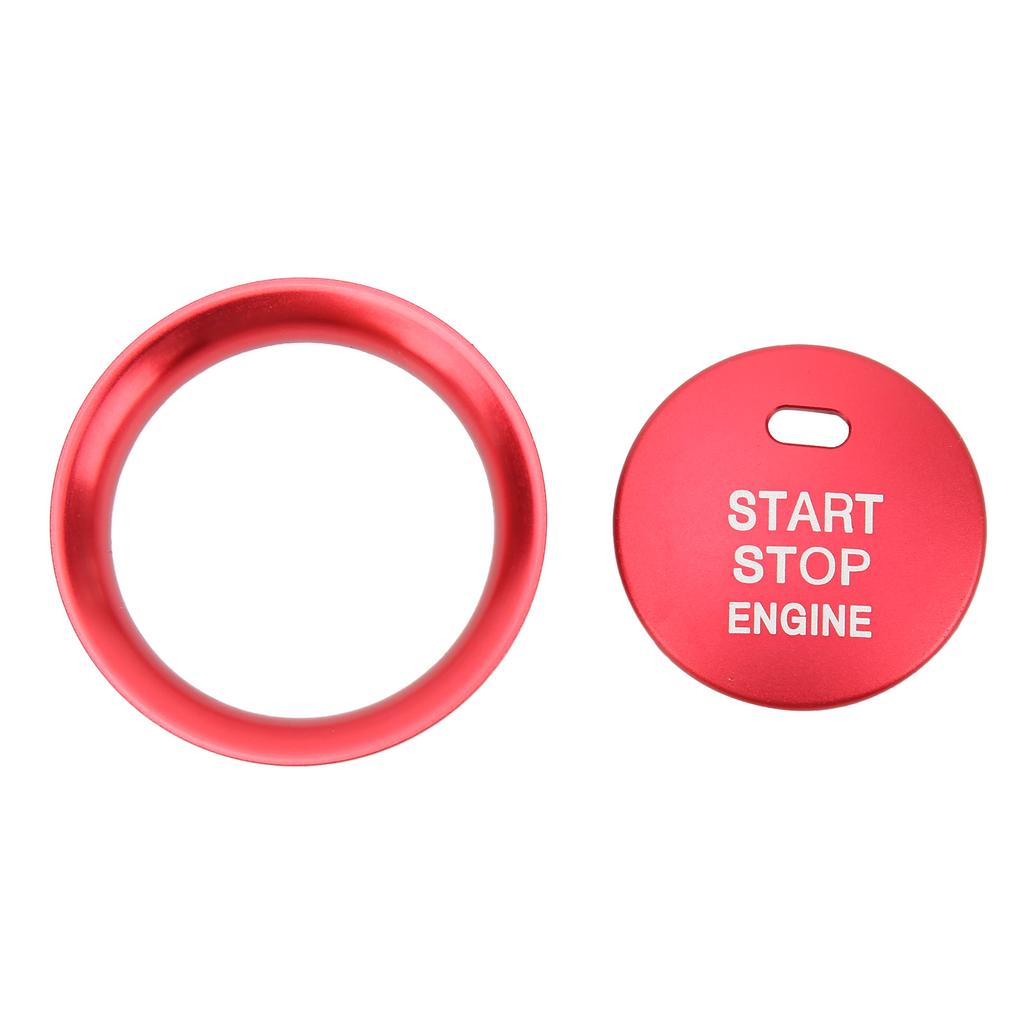 Engine Start Stop Ignition Button Cover Ring Red Replacement for Mazda Axela Atenza CX4 CX5 1619