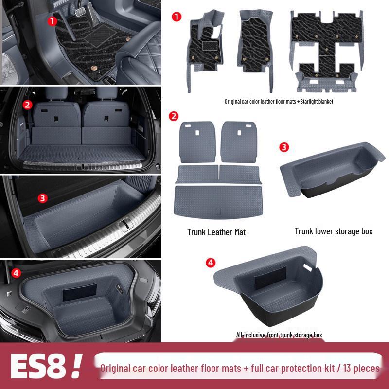 Compatible with 26 Models: Nio ES8 Third Generation Frunk Storage Mat Organizer - Car Interior Decor Accessory