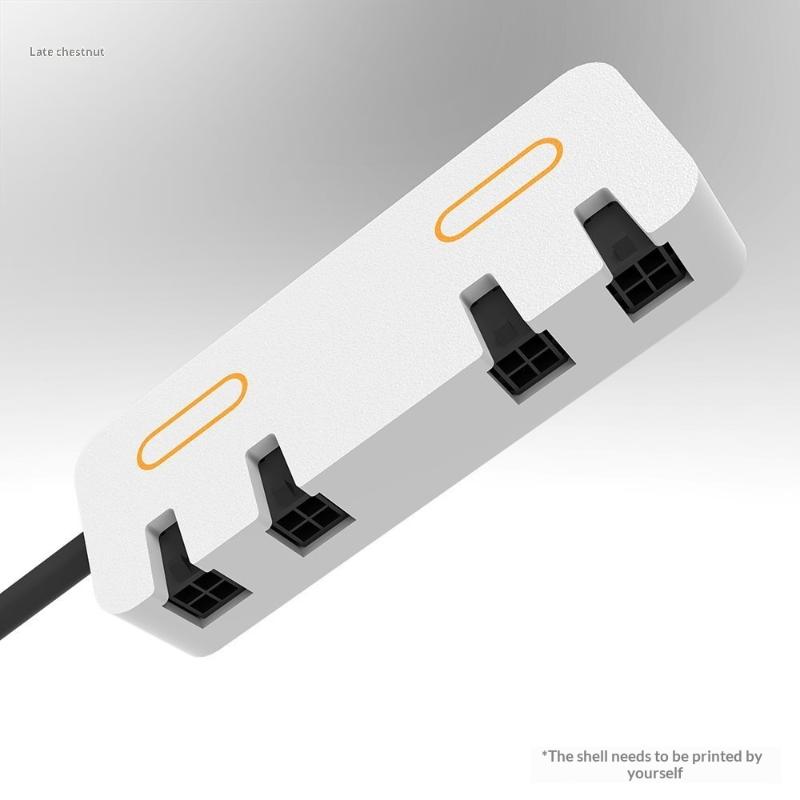

4-Port Expansion Hub With Power Signal Protection For Bambu Lab All Series 3D Printers Accessory A1