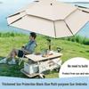 Heavy-Duty Sun and Storm Protection Umbrella for Outdoor Fishing and Camping