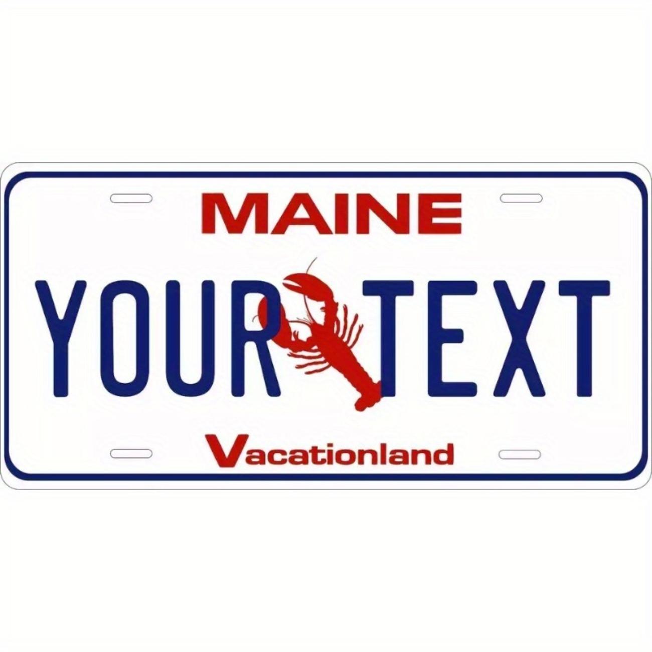 

Personalized 12x6 Metal License Plate Glitter Home Wall Decor чорний