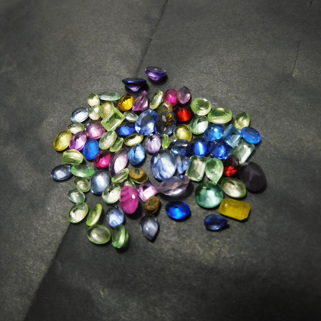 Natural 10.99 Ct Sapphire Mix Shapes Lot Mix Color Loose Gemstone