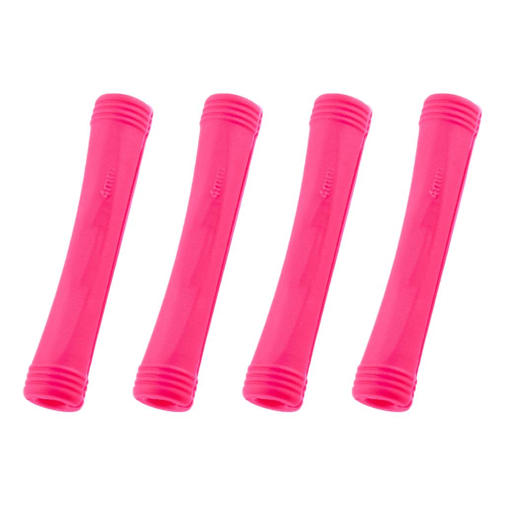 4 Stück Silikon Rahmenschutz Hochfester Rahmenschutz Fahrrad Kabelhülle Gummi für Mountainbikes Kratzschutz