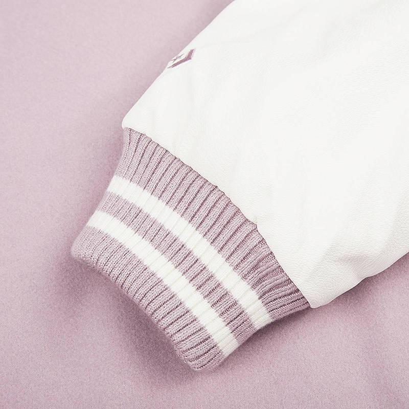 New Converse Puffer Jacket Women's Pink 10027242-A04