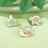 Plant Flower Snail Enamel Pins Love Ice Cream Cat Coffee Planet Wizard Glasses Magic Book Alloy Brooch Badge Punk Jewelry