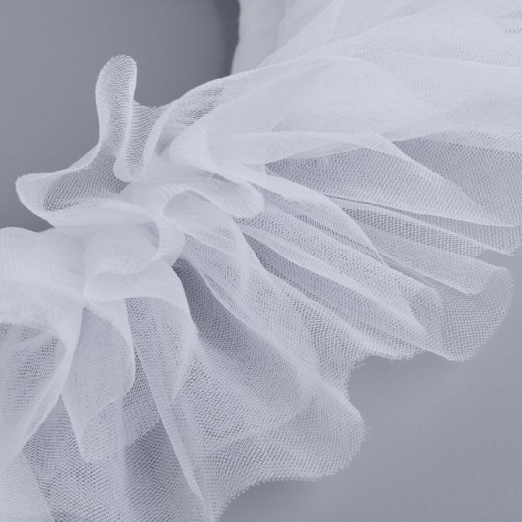 Vintage Detachable Collar Multilayered Mesh Collar for  Colonial Outfit Lace Jabot Collar Cosplay Costume Neckwear