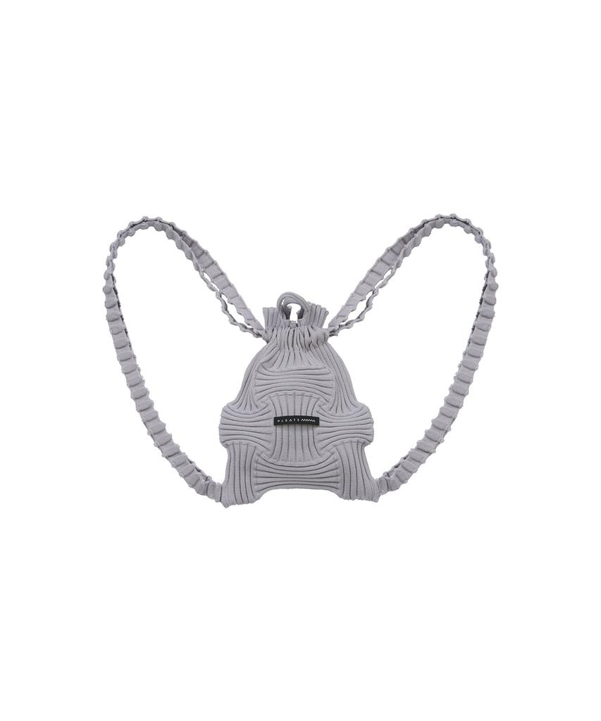 Pleatsmama Mini Bow Backpack Gray