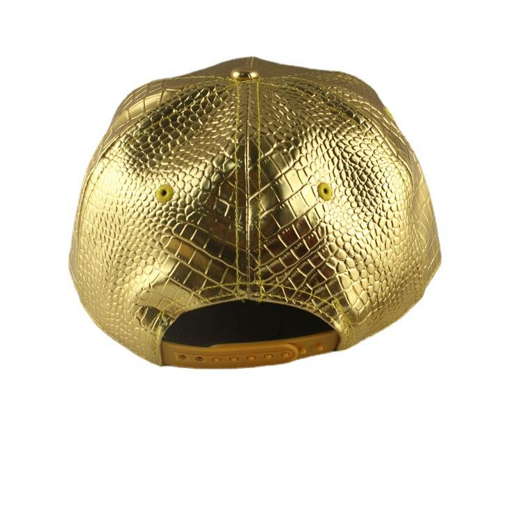 New Alligator Pattern Baseball Cap Alloy Dollar Trendy Brand Flat Edge Hat, Trendy Hip Hop Hat Franchise Agent