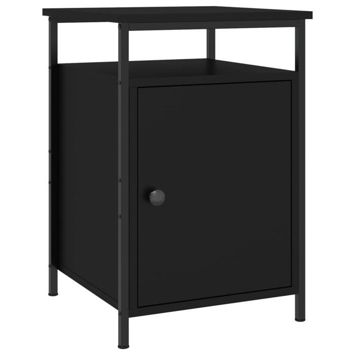 Maison Exclusive - Tables de chevet 2 pcs noir 40x42x60 cm bois d'ingénierie