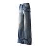 Women's Trousers Large Size Stretch Jeans Loose Semi-Elastic Pants