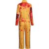 Complete Bloody Event Cosplay Costume Halloween Horror Bride Yellow Suit