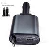 Super Fast Car Phone Charger with Retractable 4-in-1 Cable and Cigarette Lighter Socket for Apple Devices
