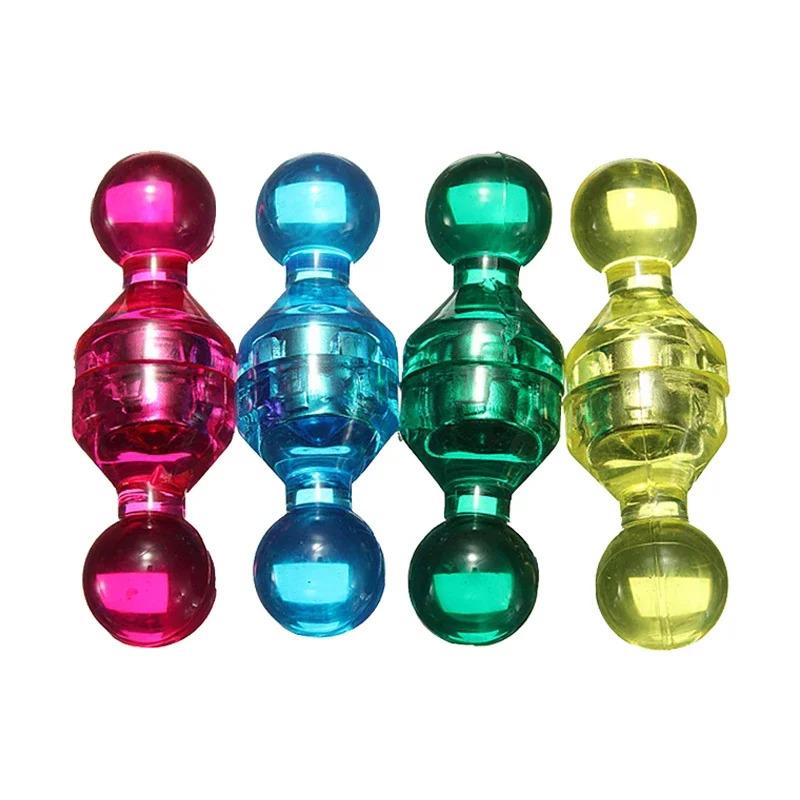 10pcs Magnetic Push Pins Small Acrylic Transparent Colorful Strong Magnet Whiteboard Refrigerator Office Board Teaching Drawing Fixing Magnet Clips
