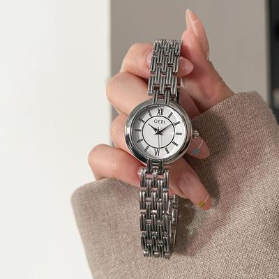 Literary Retro Simple And Versatile Exquisite Bracelet Watch Middle School Student High Value Alloy Waterproof Quartz Watch