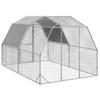 Vidaxl Coop With Roof 2.5X4X2.25 M Galvanized Steel