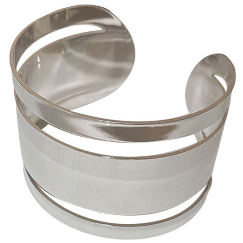 Open Cuff Bangle Bracelet Upper Arm Cuff Armlet Women Jewelry Valentines Gift