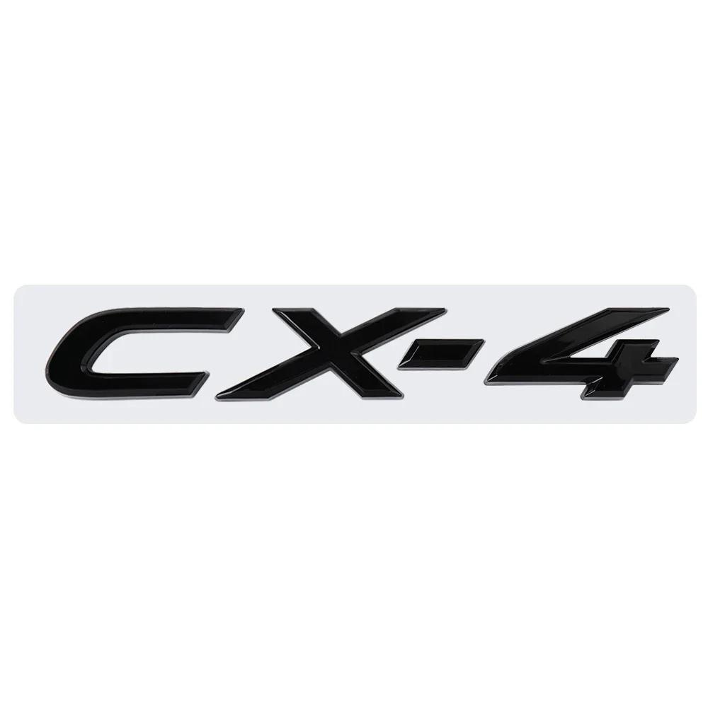 

1 шт. 3D ABS CX-4 CX-5 Значок-буква Логотип на багажник Декоративная наклейка для 3 6 2 Axela CX30 CX7 Atenza Demio CX3 CX9 Аксессуары