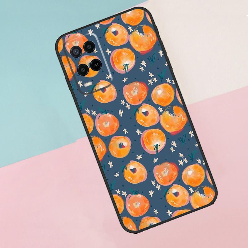 Tropical Summer Fruit Lemon For Oppo A17 A77 A60 A74 A94 A54 A18 A38 A58 A78 A98 A40 A80 A16 A76 A96 A15 A57S Phone Case