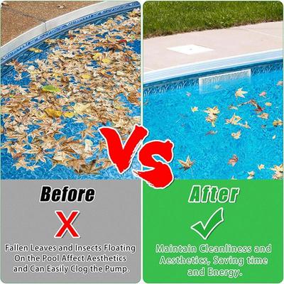 Pool Debris Skimmer Catcher Leaf Skimmer Heavy-Duty Mesh Net Protective Shield Screen For Hot Tub Pond Drainage Ditch Cleaning