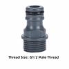 4PCS Quick Release Garden Hose Nipple Plastic Hose Tap Nipple Adapter  Outdoor Watering Use