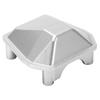 Axle Diff Cover Aluminum Alloy Differential Cover for Axial Scx6 AXI05000 1 6 RC Crawler CarSilver