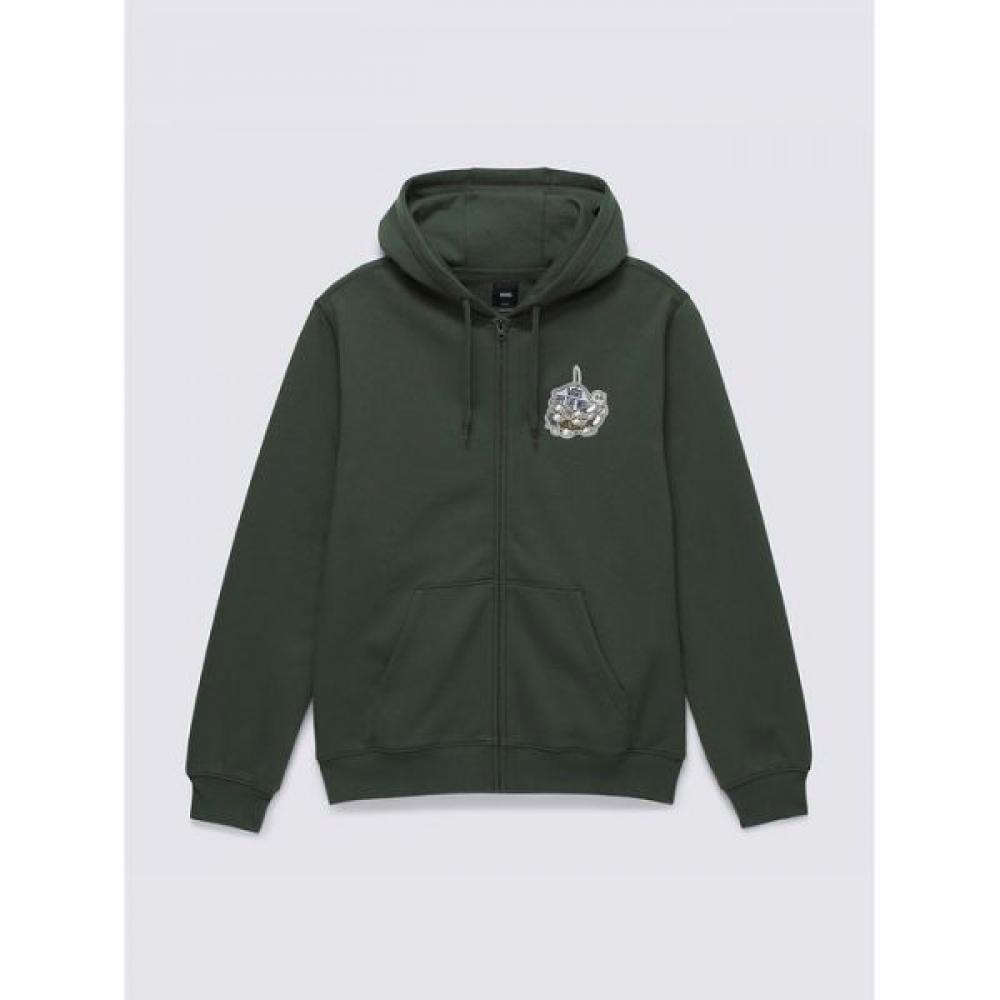 

Vans Vans Вид сзади Флисовый капюшон на молнии Vn000ab6bz01 L