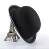 Kids' Black Party Hat Magician Derby Hat Short Brim Fedora Top Hat for Dress Up and Victorian Costume Parties