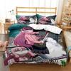 3D Print Bocchi the Rock Bedding Set,Duvet Cover Comforter Bed Set Quilt Cover Pillowcase,King Queen Twin Size Boys Girls Adults