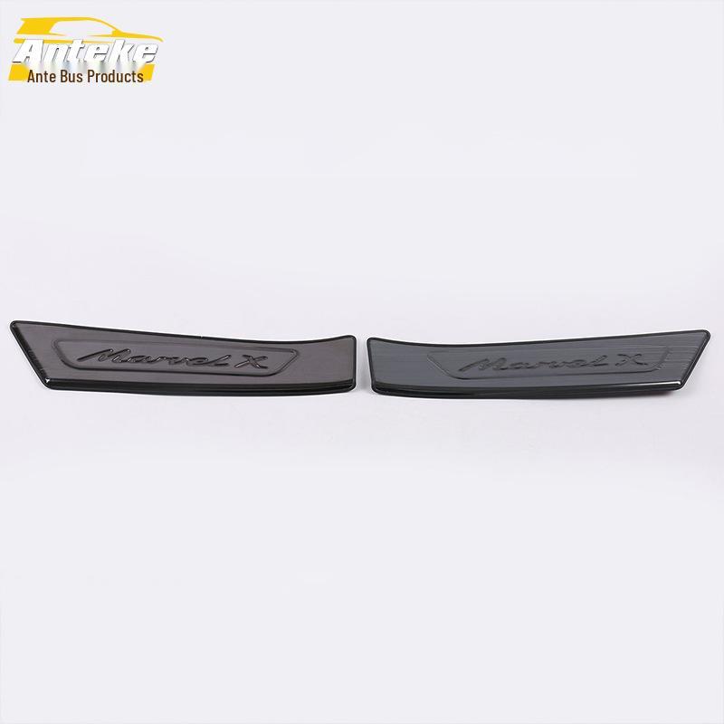 Fits 19 MARVEL-X Models: Rear Guard Plate & Trunk Tailgate Bumper Pedal Sequins.