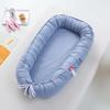 Portable Hemay Solid Color Folding Baby Nest Bed, Removable Bionic Travel Baby Bed