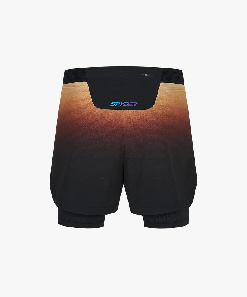 SPYDER Men'S Running Leggings One-In-One Shorts Spkmcntr231Mptn