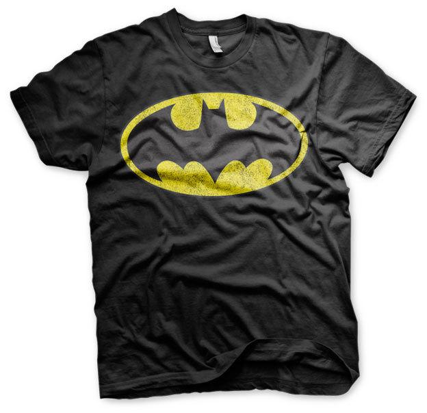 Licenza Ufficiale Batman Affliggere Logo Grande Alto 3XL4XL5XL Uomo T-Shirt S