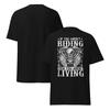 If You Arent Riding Then You Arent Living Motorcycle Illustration T-Shirt Design