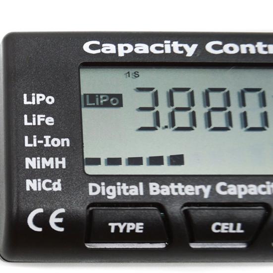 Digital Battery Capacity Voltage Checker Cell Tester Meter for Lipo Li-ion NiMH