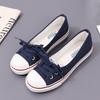 Zapatos de Lona Blancos para Mujer Planos Verano Calzado de Dama Rutina Diaria Original Ligero Estético 2025 Nueva Llegada Barato Moda Y2k