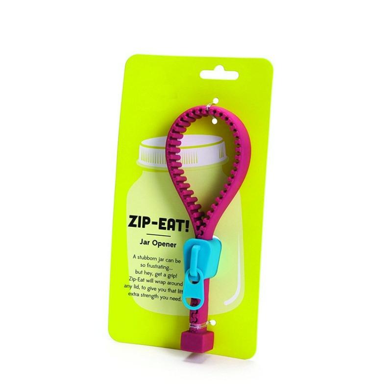 1Pcs Creative Silicone Zipper Can Opener Multi Functional Non Slip Lid Opener Effortless Bottle Opener Secure Material