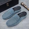 Fashion Outdoor Men's Shoe Mules Half Slides Casual Eva 2025 Fashion Adult Original Fun Comfortable Mascullino Y2k Rubber Male Slipper