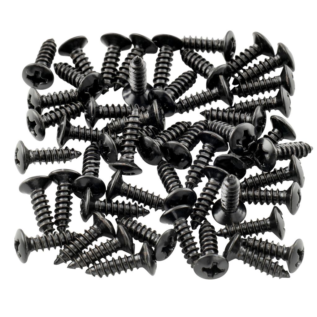 50pc Electric Guitars Pickguard Screws for Electric Guitar Bass Pickguard Fixation Suitable for Repair and Replacement