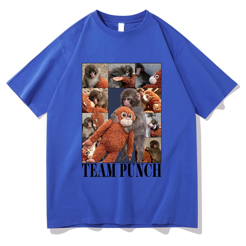 Monkey Punch Baby Monkey T Shirt 2026 WomenUnisex Clothing Cotton Clothes Graphic Tops for Lover Gifts Hight Quality T Shirts